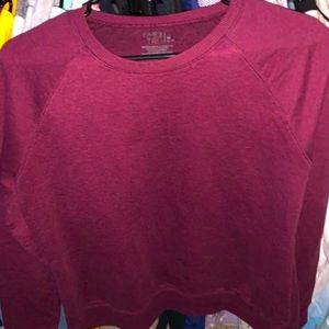 Maroon crewneck
